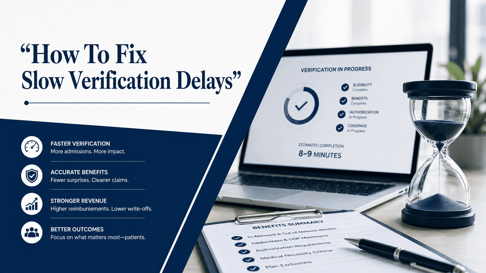 Fixing Slow Verification Delays in Behavioral Health Admissions