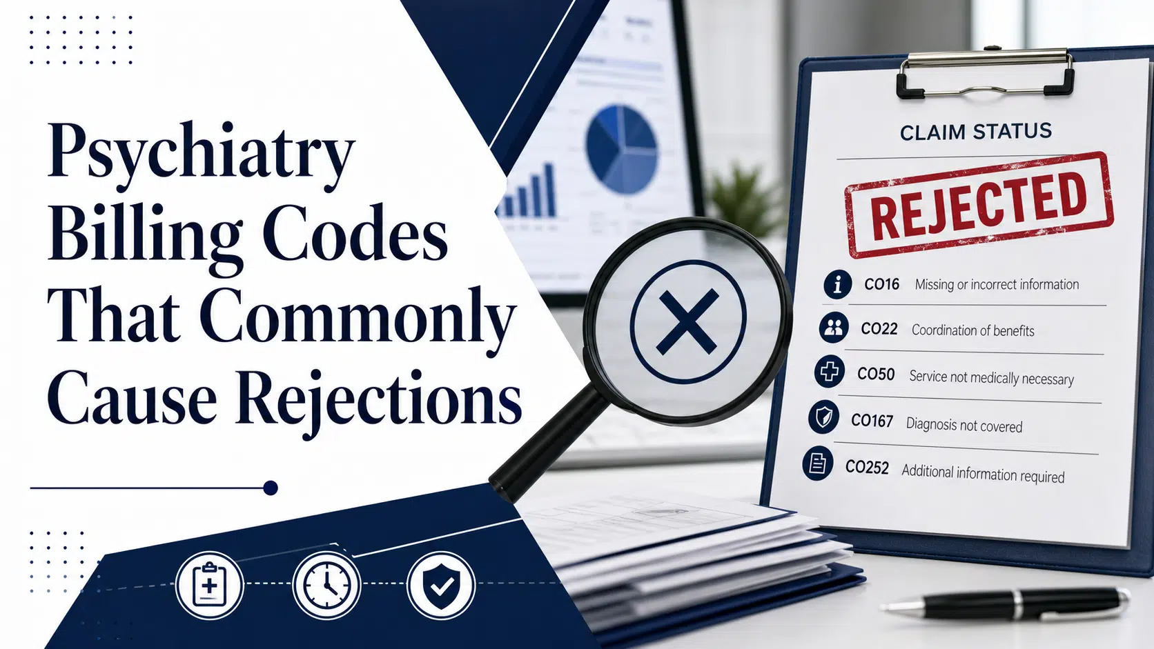 Psychiatry Billing Codes That Commonly Cause Rejections