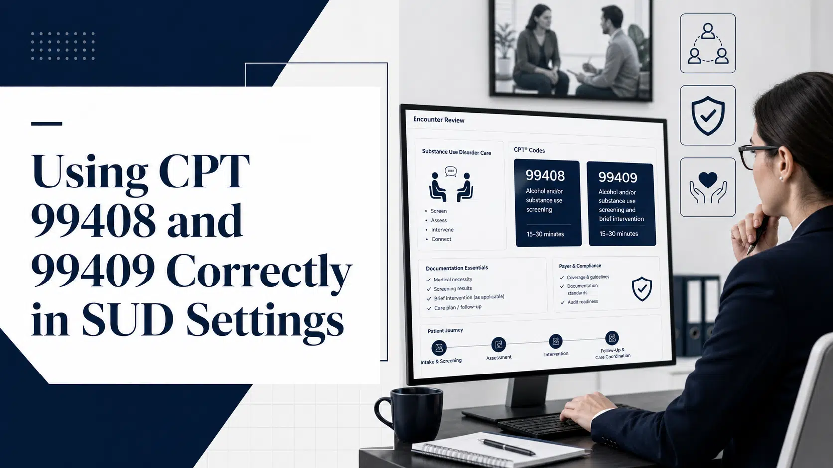 Using CPT 99408 and 99409 Correctly in SUD Settings